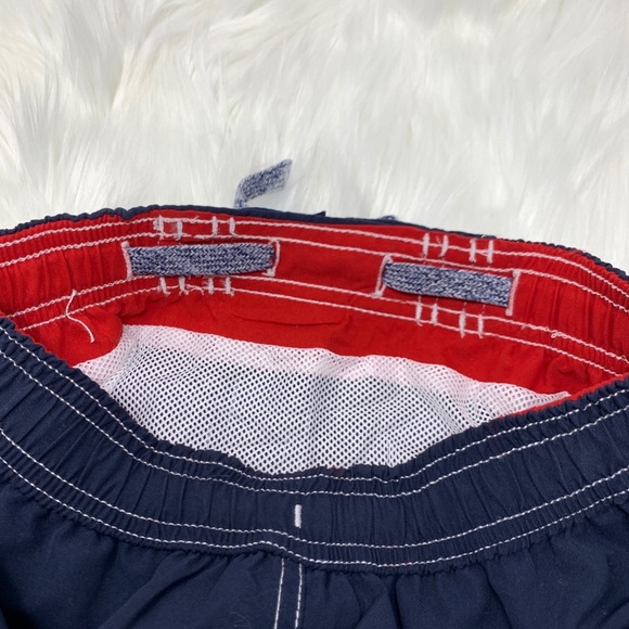 Nautica Blue Anchor elastic waist Swim Trunk - Picture 5 of 5
